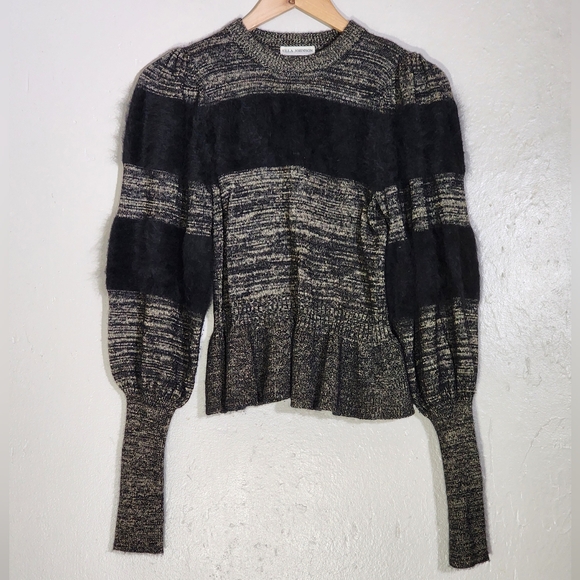 Ulla Johnson Metallic Black Sweater - Picture 1 of 5